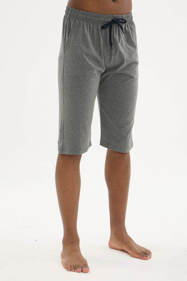 95% Cotton 5% Lycra Regular and Super Large Size Men's Single Bottom Capri