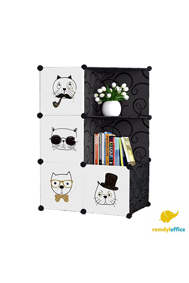 Dulap modular 4 cuburi 75*37*110 cm