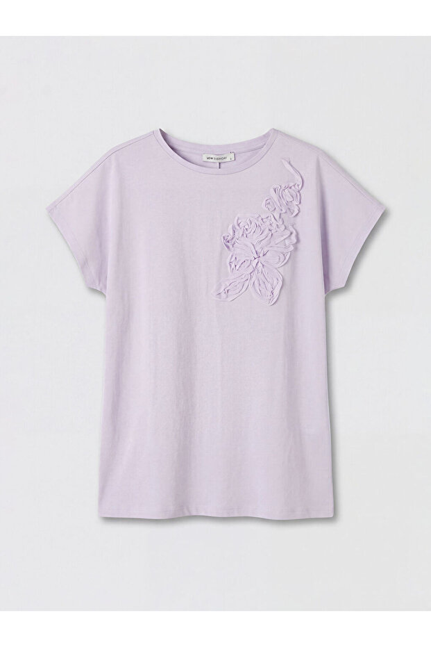 Lilac bicycle collar floral blouse from gulis clothing