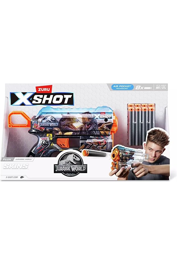 X-Shot Jurassic World Skins 8-Darts Flux Blaster
