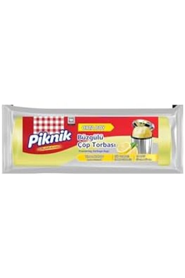 Zkra Shop Ernet Garbage Bag Drawstring Medium 15-Pack Lemon 2106 1053162