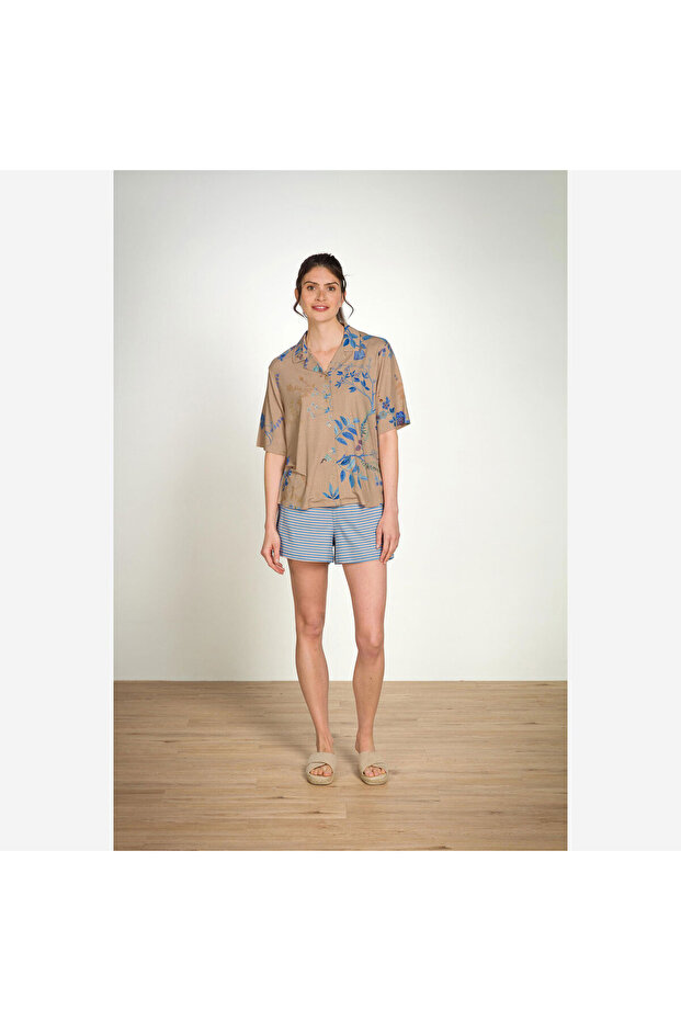 Flora Blue Blouse - 6