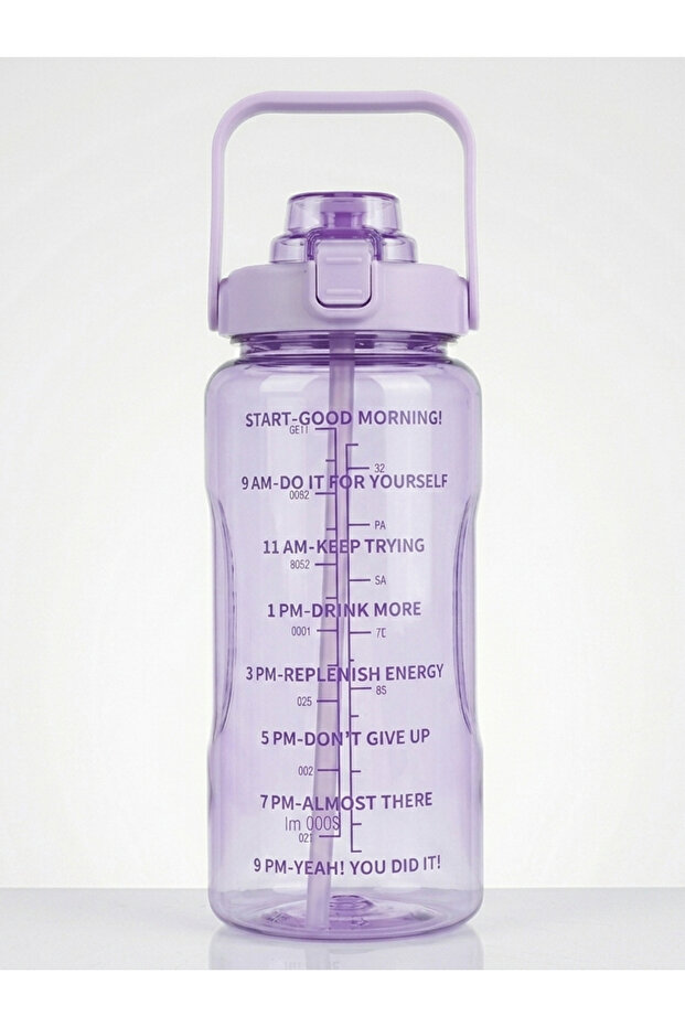 2 Lt Motivational Sports Water Bottle Bpa Free