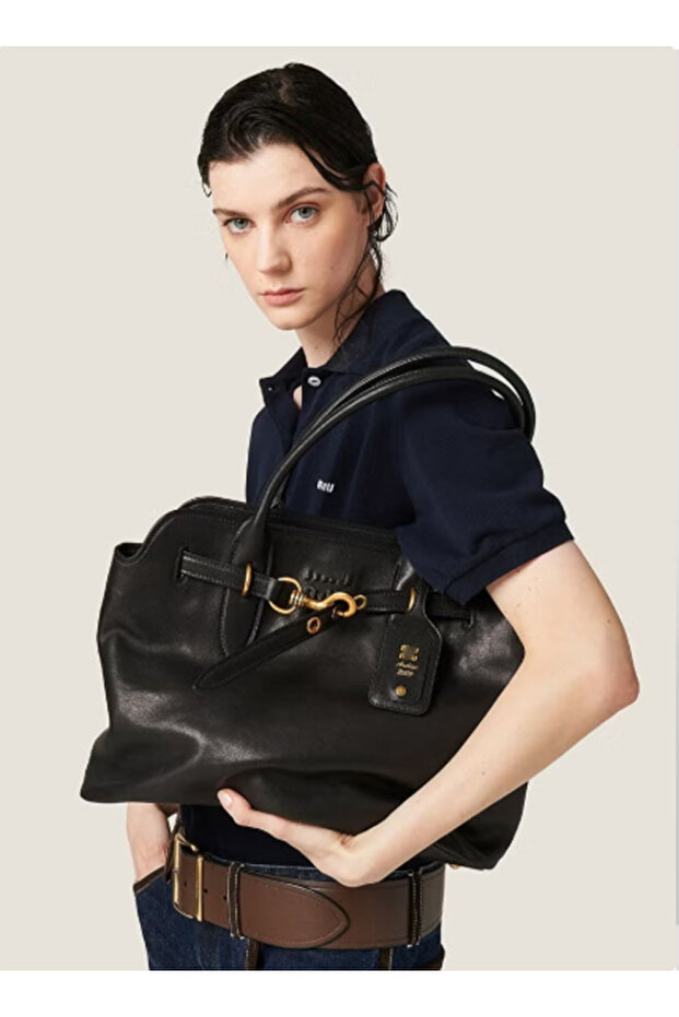 Aventure Nappa leather bag large commuting document computer bag - 4