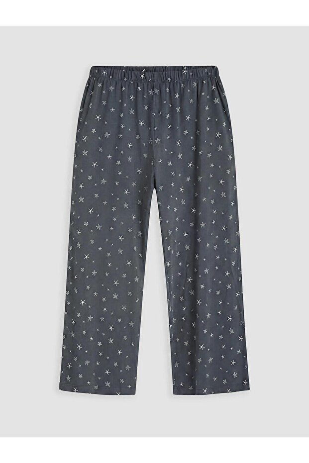 Star Printed Women's Capri Pajama Bottoms (S6)