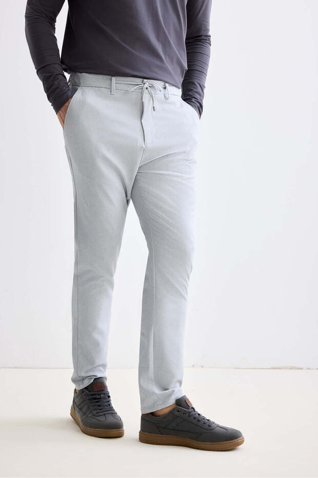 Travel Tech Drawstring Technical Fabric Pants - 5