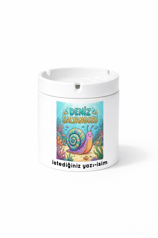 Animal Sea Snail Double Sided Printed Ash Tray Ashtray Gift