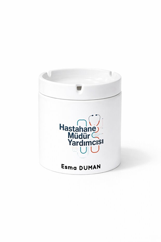 Hospital Deputy Director Profession Double-Sided Printed Ash Tray Ashtray Gift