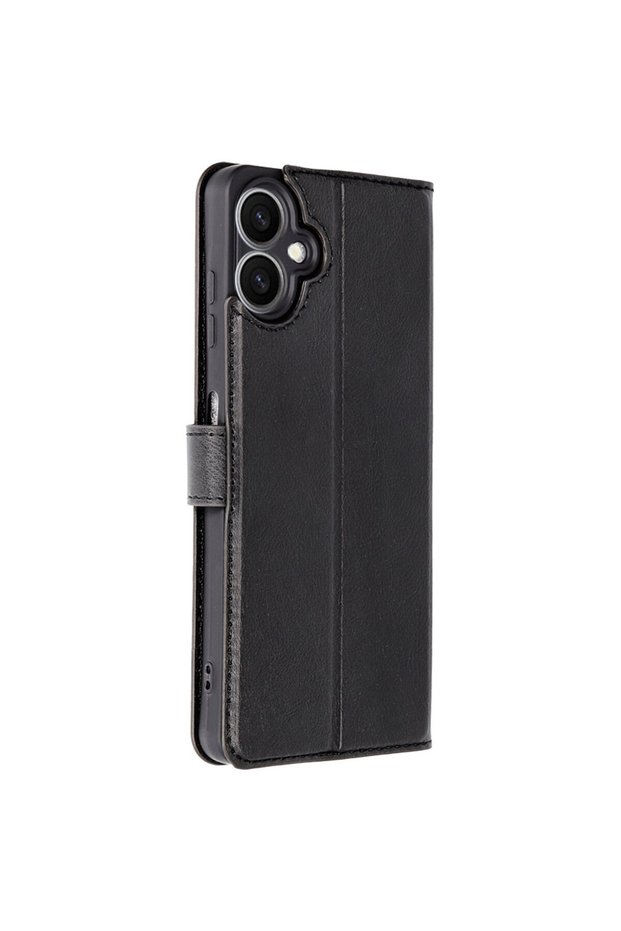 Samsung Galaxy A06 Compatible Case Trend S Plus Flip Cover - Black
