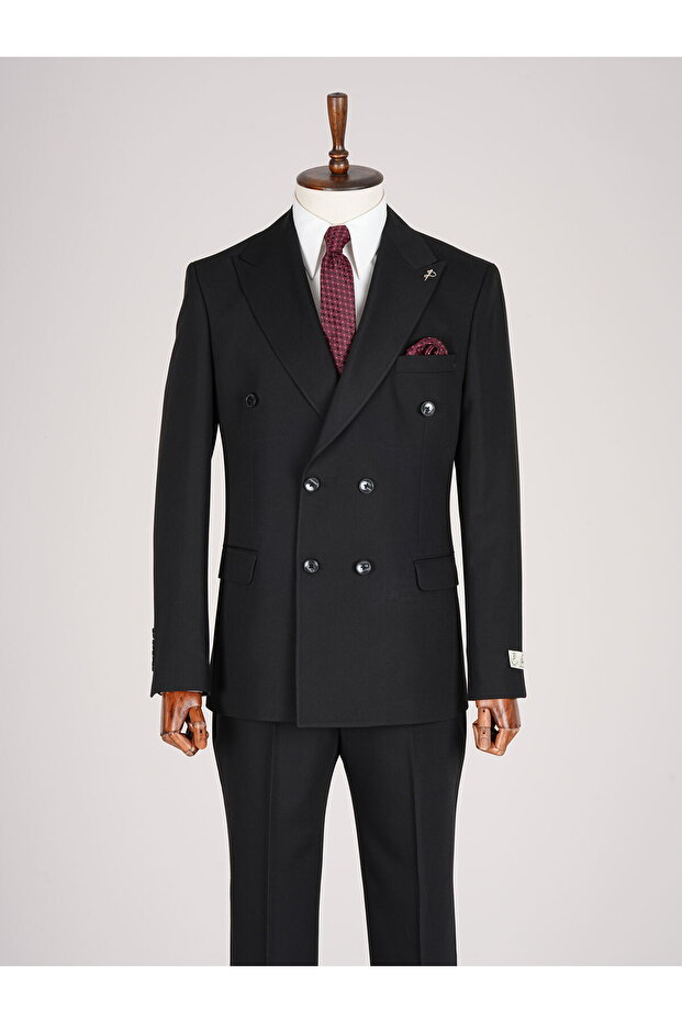 Premium Double-Breasted Suit