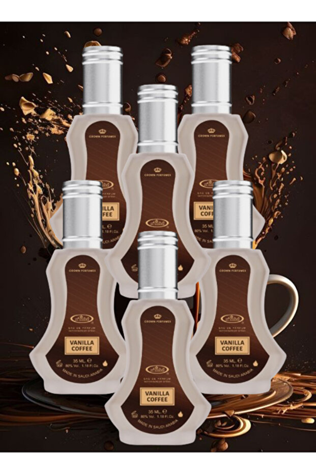 6 قطع عطر قهوة الفانيليا 35 مل