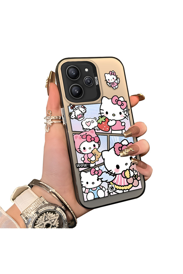 Xiaomi Redmi 12 4G/5G Compatible Stylish Cartoon Printed Shockproof Case