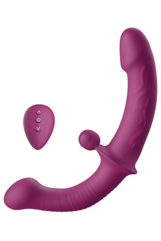 Vibrator pentru punctul G cu două capete EO