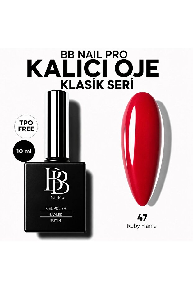 - Gel Polish No:47 Ruby Flame