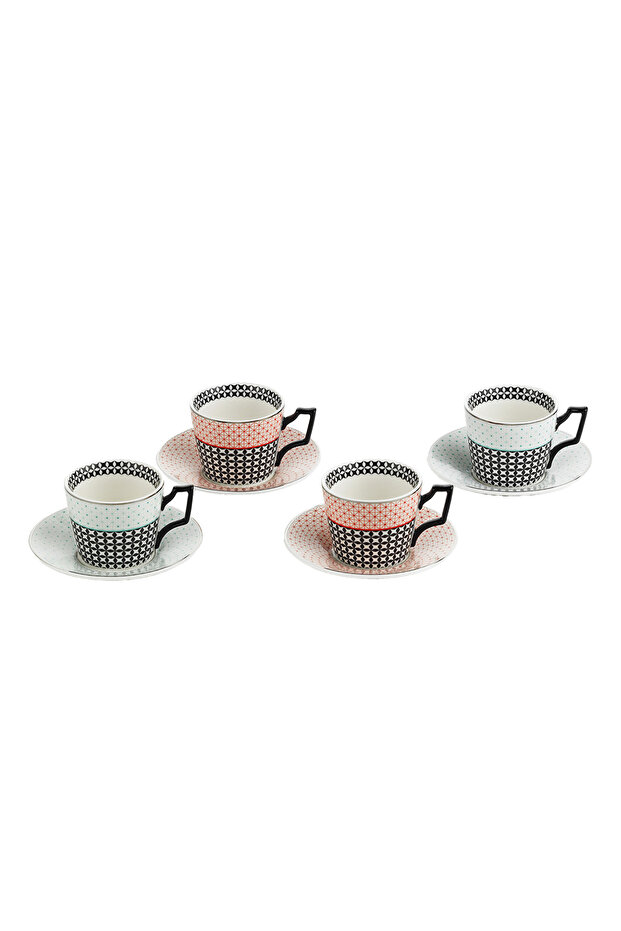 Asteria Bone 4-Piece Coffee Cup Set 120 ml