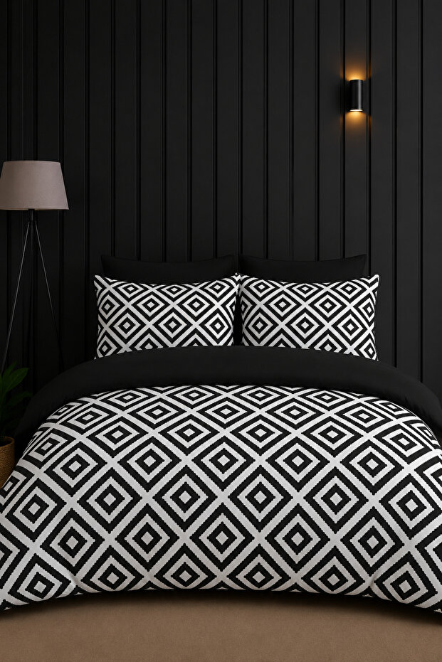 Double Elastic Sheet Duvet Cover Set | Cotton |