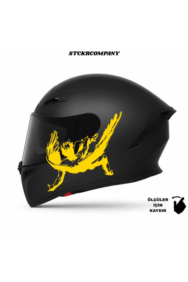 Fallen Angel Helmet Sticker |   Motorcycle Helmet Side Sticker |   Fallen Angel Motorcycle Sticker |   Fallen Angel Sticker