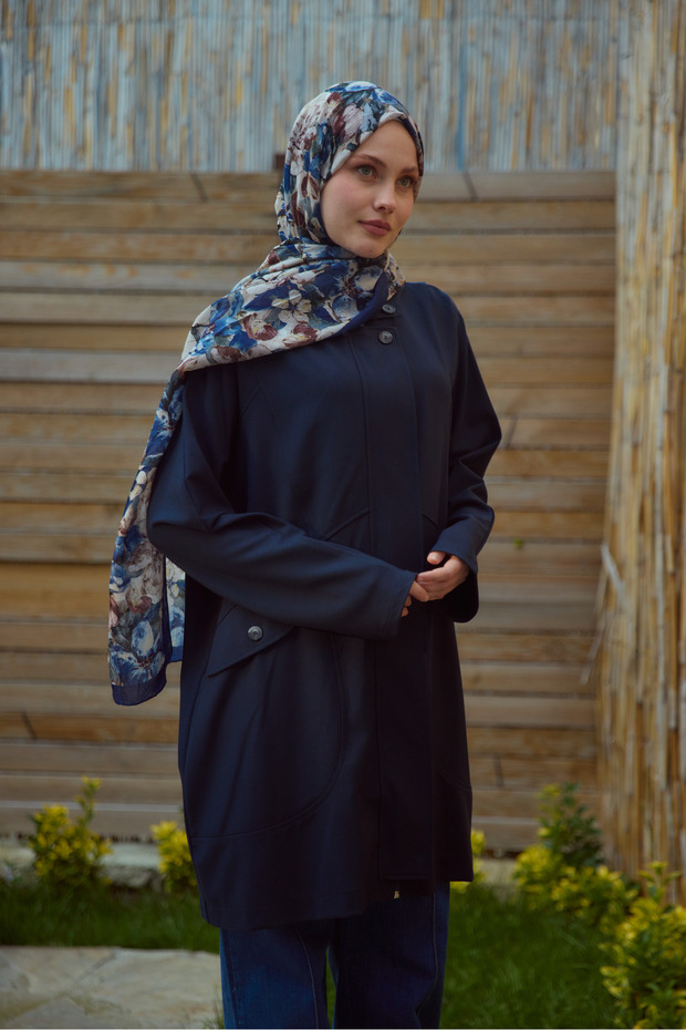 قبعة طويلة بأزرار - 4