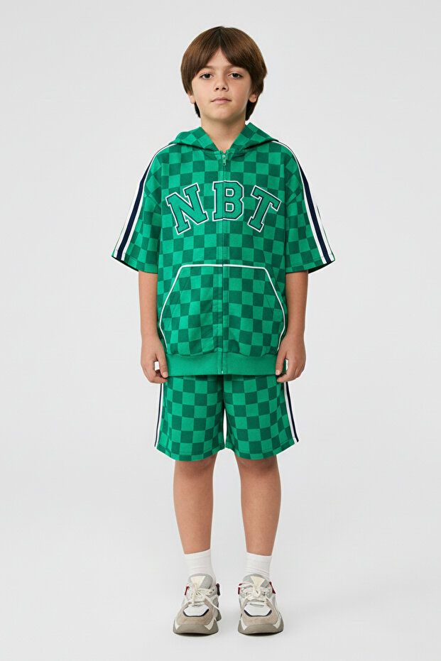 Boy Green Tracksuit Top