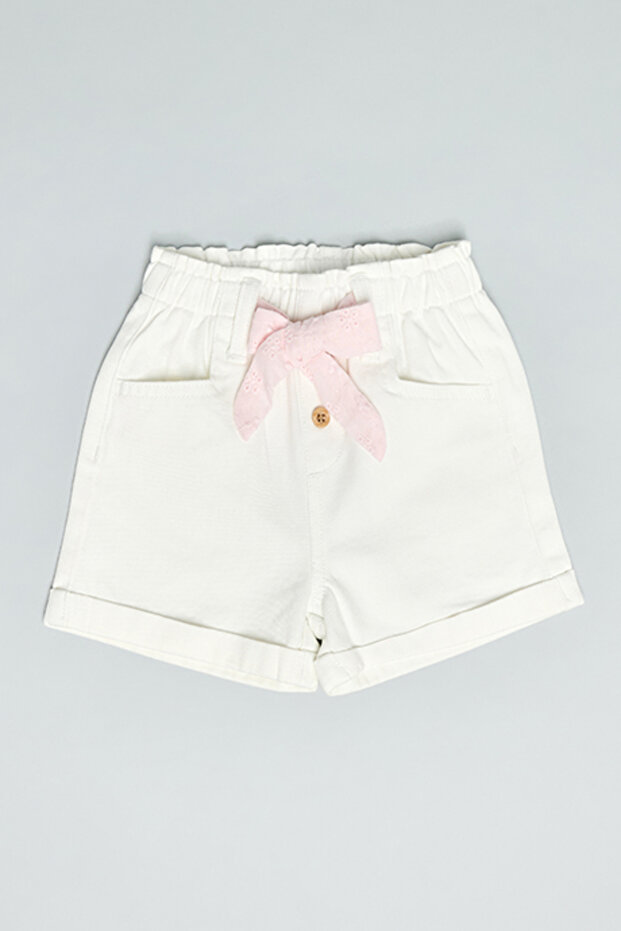 Solid Shorts with Drawstring Waist