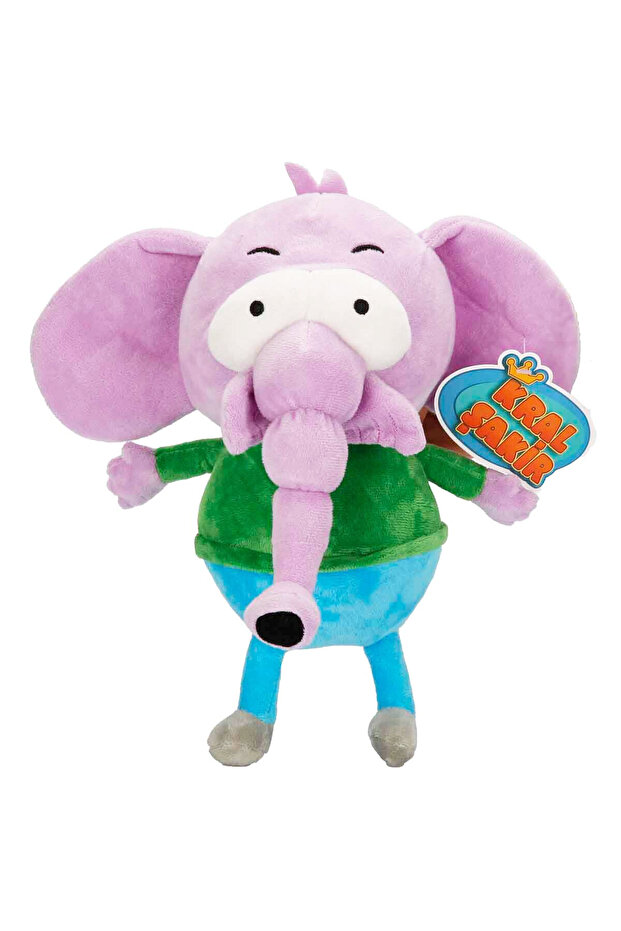Kral Şakir Elephant Necati Plush 25 cm | 3 Years Old | Compassionate Sleeping Companion