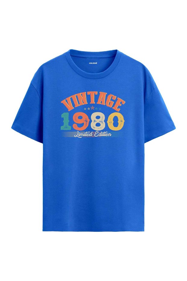 1980 Vintage Echo Oversized T-Shirt