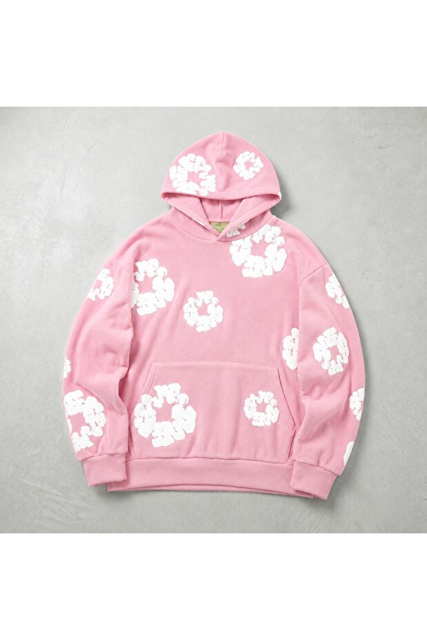 Unisex Oversize Hoodie - Patterned New Season Design Sweatshirt