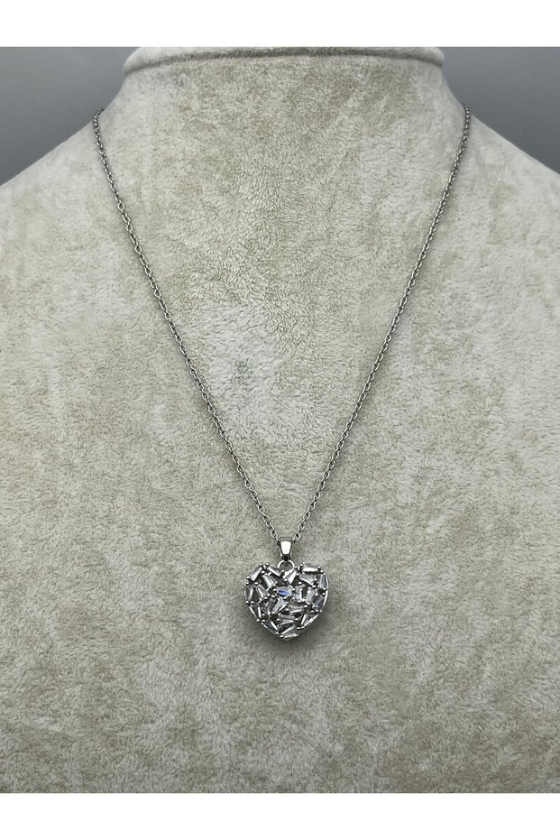 26Kly100 -Steel Premium Heart Necklace