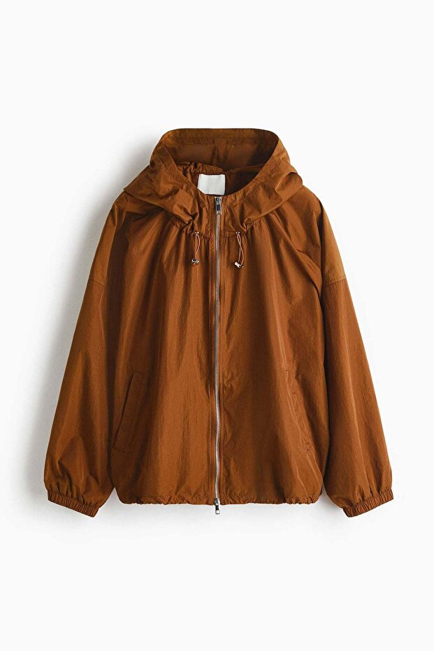 Hooded nylon jacket - 6