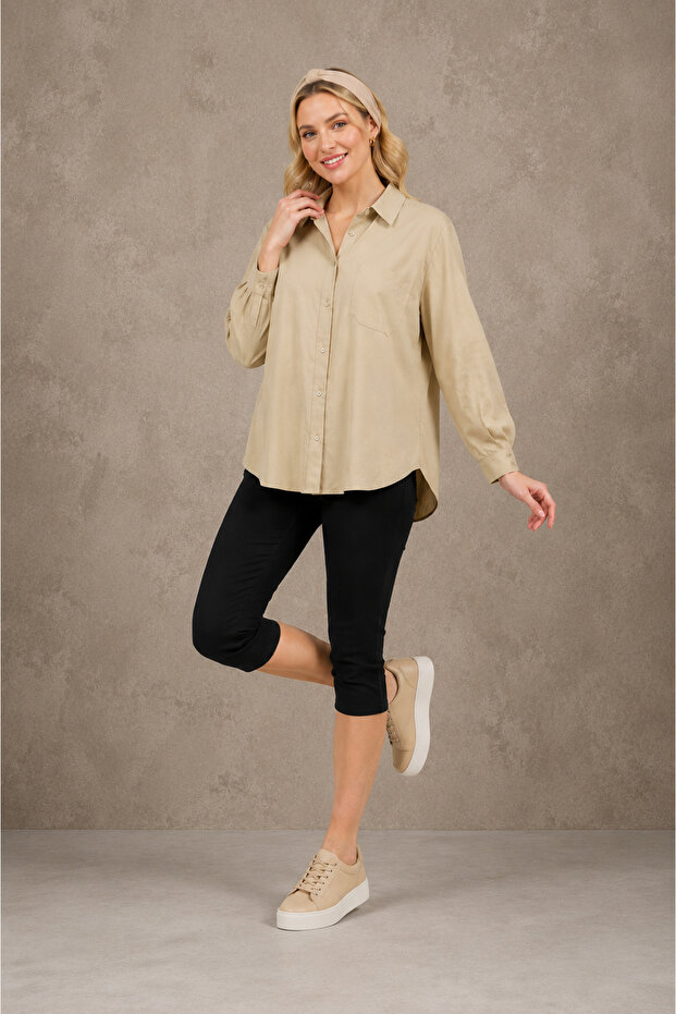 قميص كلاسيكي مريح لجميع المواسم
