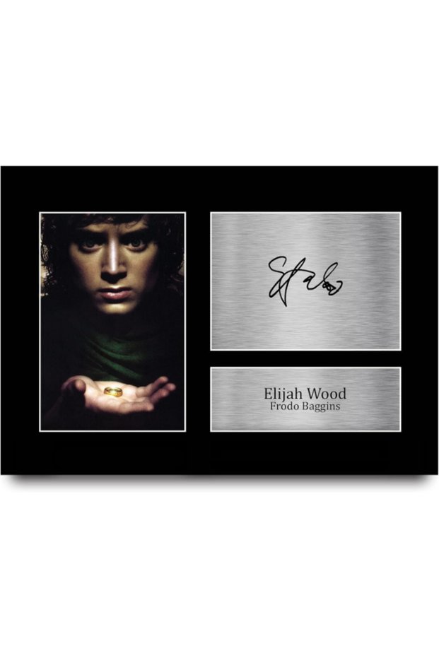 A4 Elijah Wood Lord of the Rings Gifts Printed Signed Signature Picture For Movie Memorabilia Fans