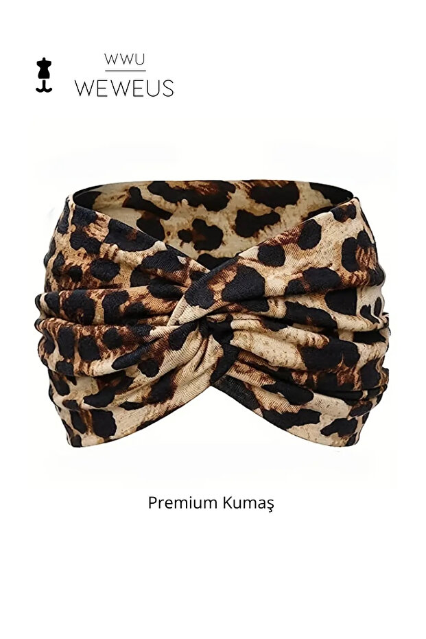 Leopard Premium Women's Narrow Hair Band