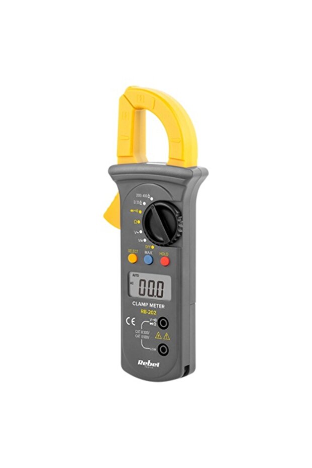 Digital Clamp Multimeter AC/DC Voltage & Current Tester - 1