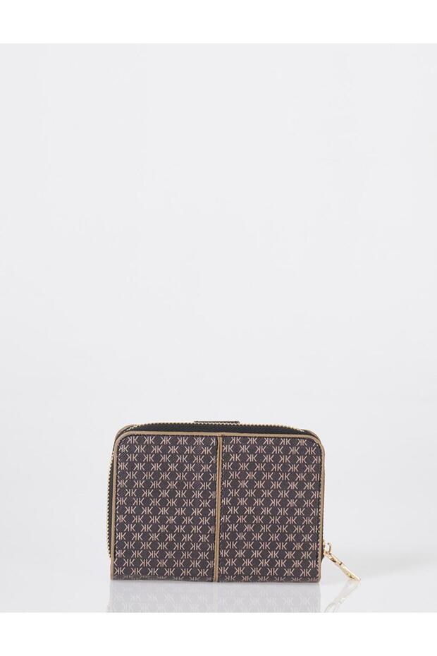 Monogram Patterned Wallet Black - 3