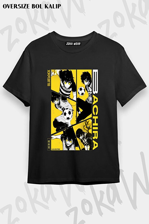 Unisex Loose Fit Bachira Meguru V5 Printed T-Shirt