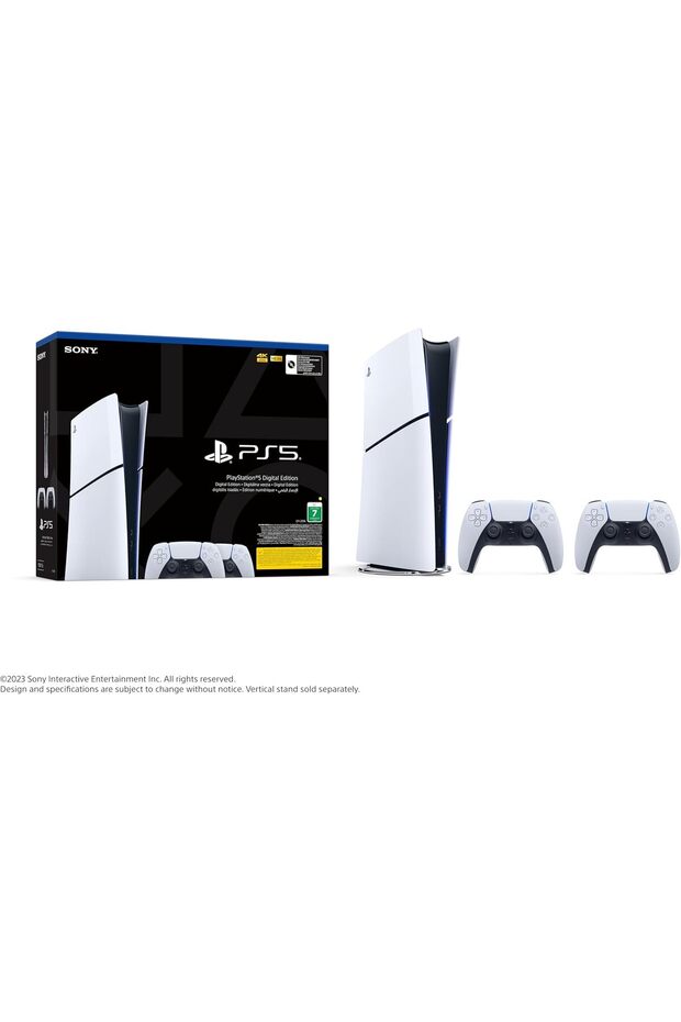 5 Digital Slim Console + Extra Controller - UAE Version - 1