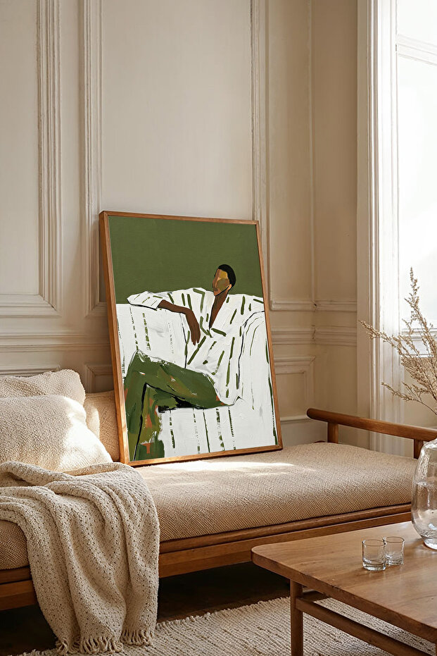 One Piece Wooden Framed Painting Tk3846