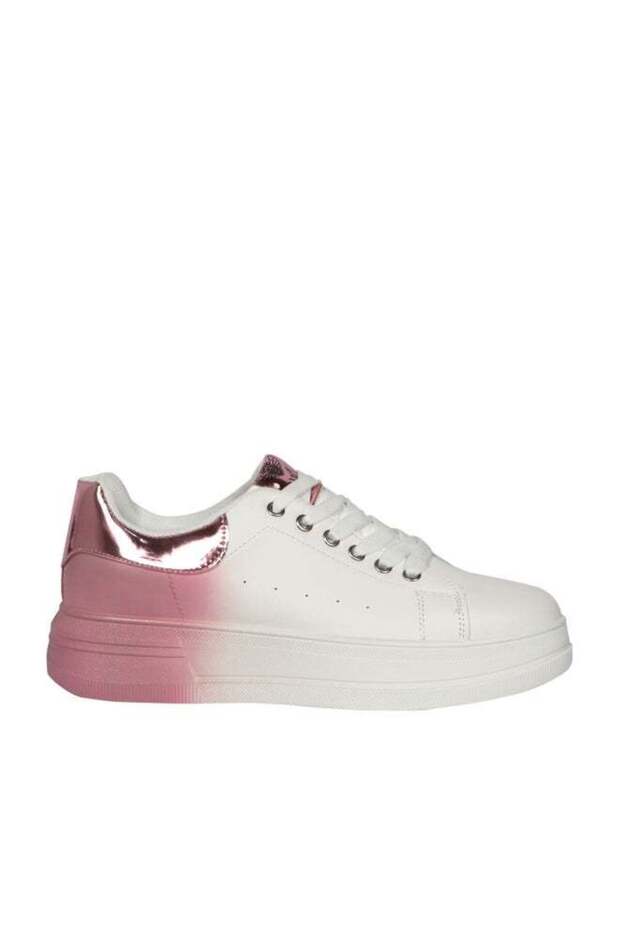 Women's casual shoes lace up White/Grey