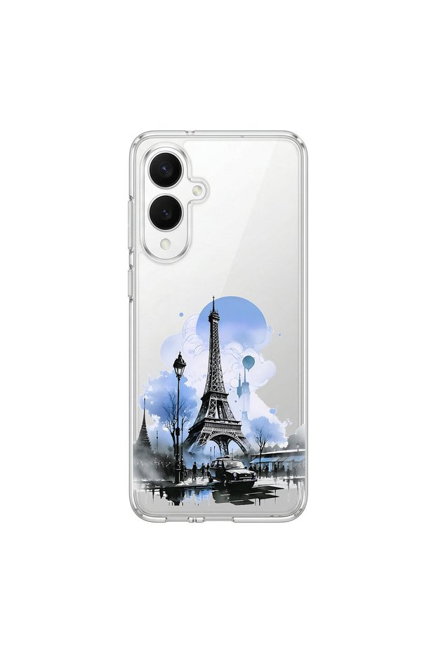 Samsung Galaxy S25 Edge Compatible Paris 2 Design Transparent Case