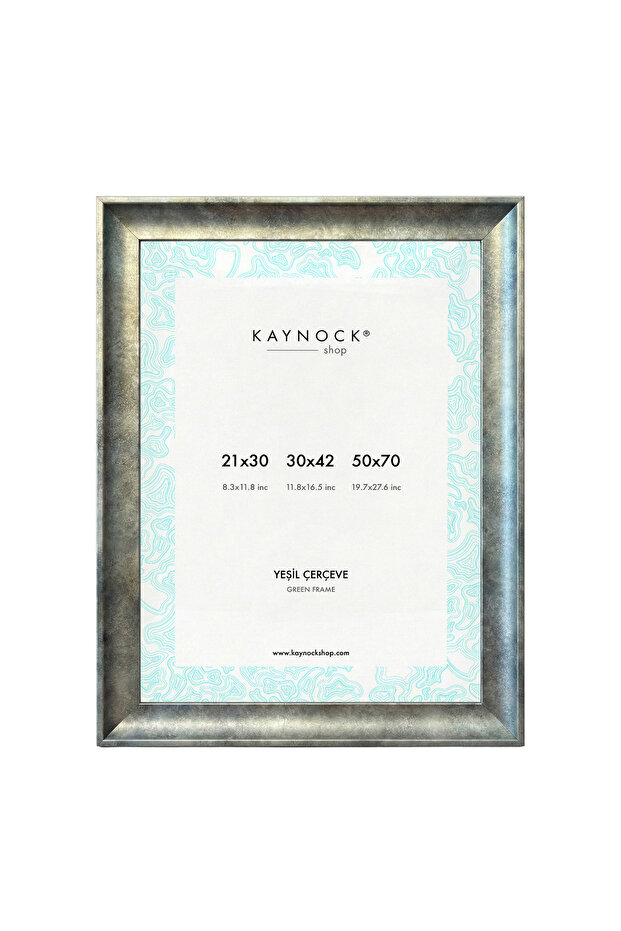 إطار أخضر عتيق منحني 30 × 42