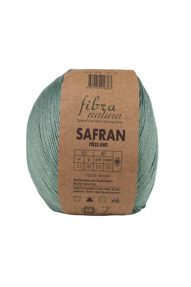 Safran 25-32 Matte Green Tencel Wool