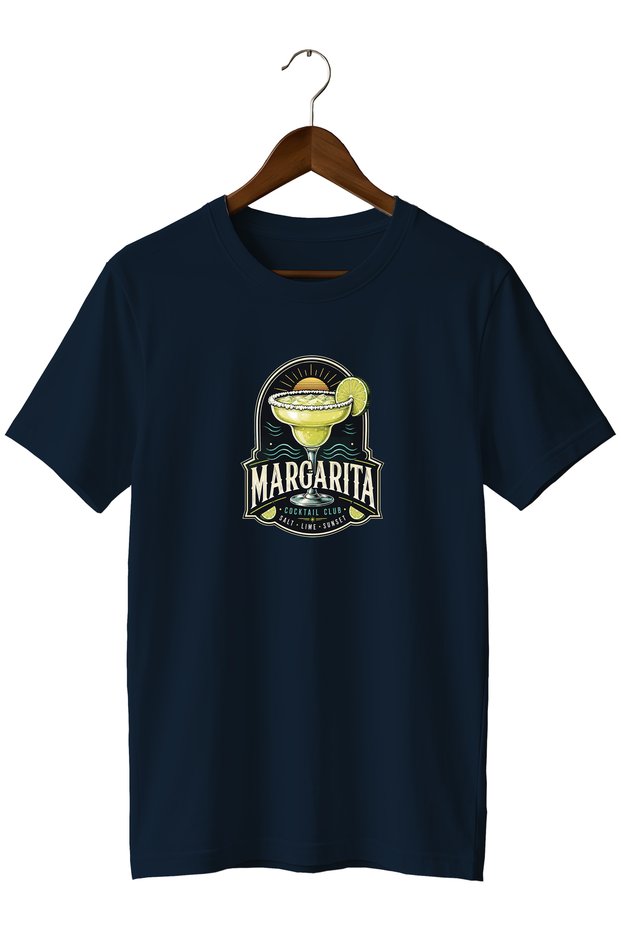 Margarita Cocktail Club Unisex Cocktail Printed Regular Fit Crew Neck T-Shirt