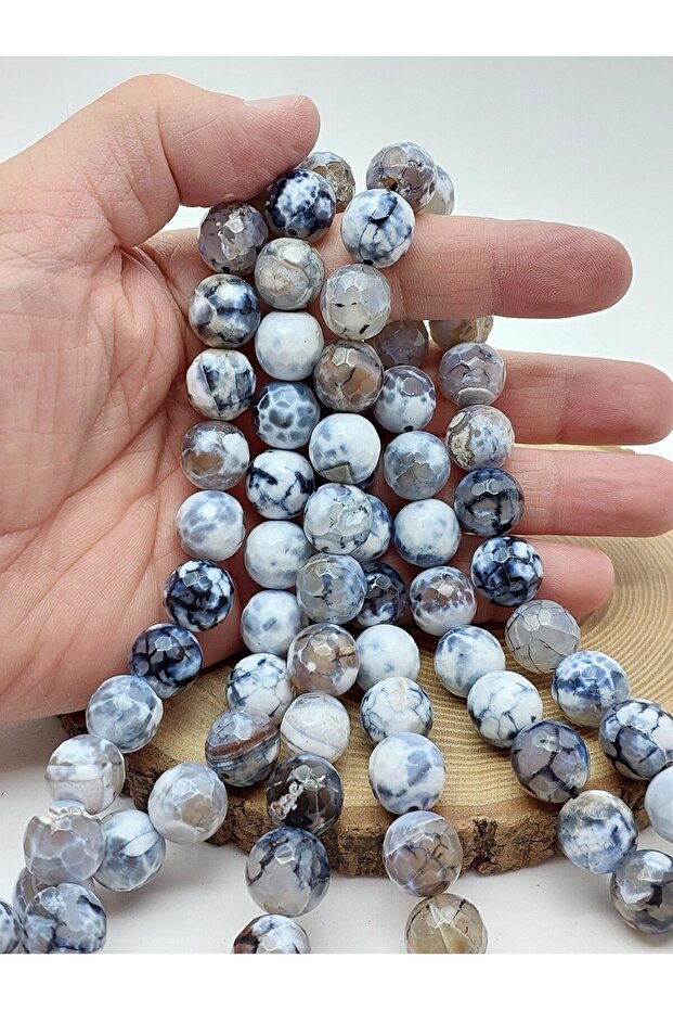 حجر العقيق المقطوع على شكل فازيت 14 ملم (62180)