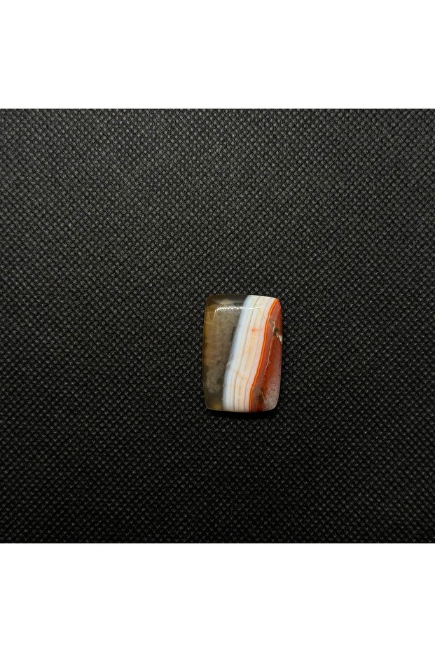 Natural Suleimani Agate Cabochon - Premium Banded Sardonyx For Custom Jewelry (31.8x21.6mm)