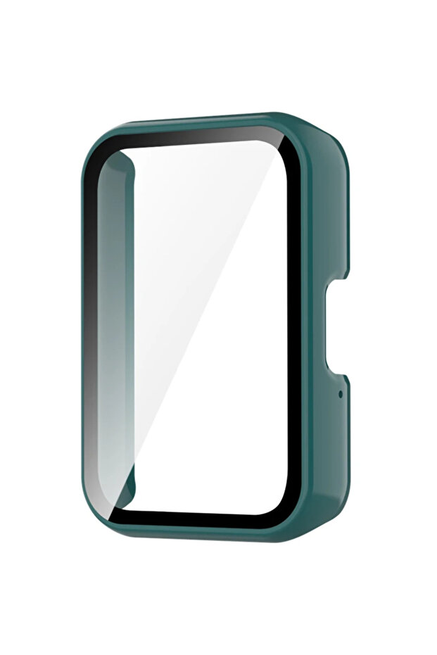 Samsung Galaxy Fit3 Green 05 Glass+Case for Fit 3 Tempered Glass Screen Protector & Hard PC Protec