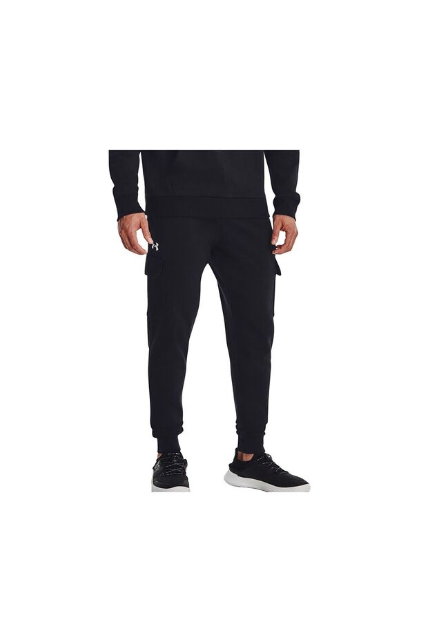 بنطلون رياضي رجالي من Rival Fleece Cargo باللون الأسود