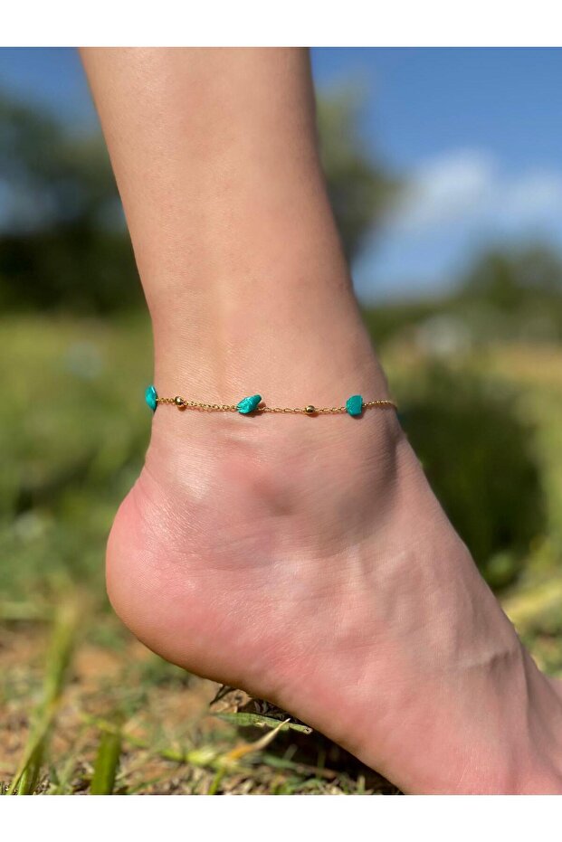 Lumina Sparkling Natural Stone Anklet
