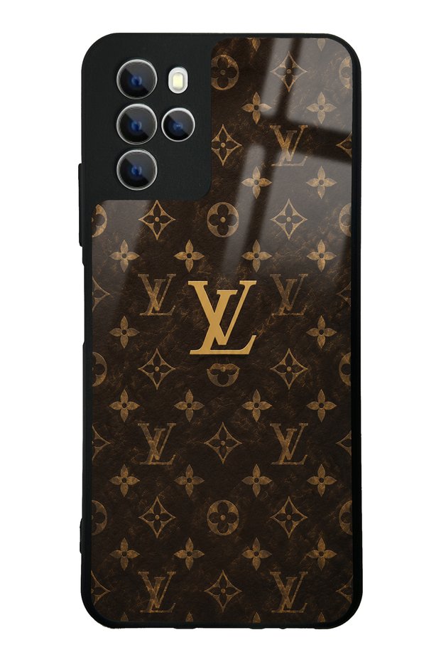 Omix X700 Brown Gold Lv Design Glossy Phone Case