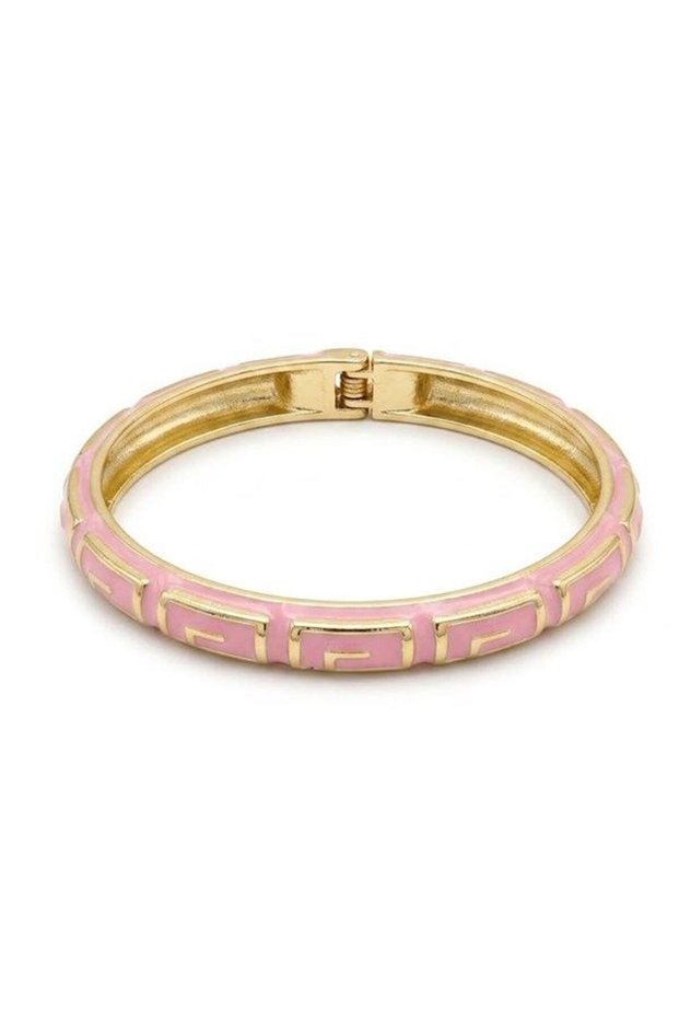 Glb-stl41414 enamel bracelet - pink