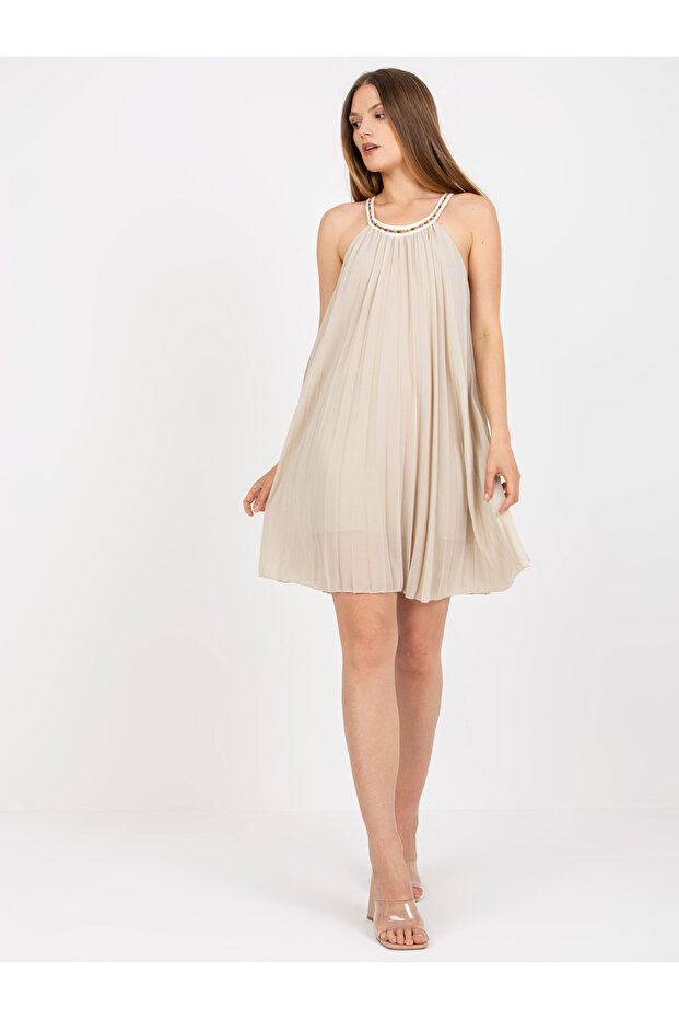 Rochie Dama Bej - 1